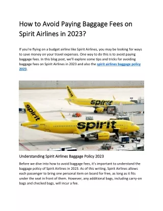how to avoid paying baggage fees on how to avoid