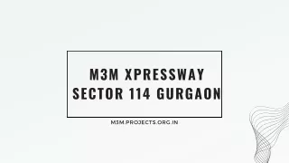 M3M XPRESSWAY Sector 114 Gurgaon - PDF Download