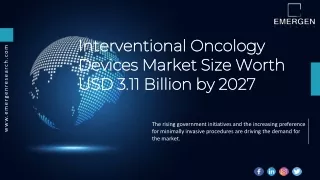 Interventional Oncology Devices Market