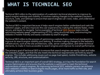 what is technical seo