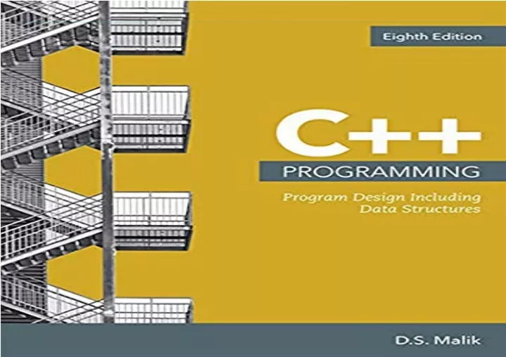 PPT PDF C Programming Program Design Including Data Structures