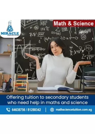 Science Secondary Tuition in Singapore