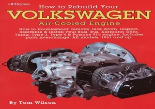 PDF How to Rebuild Your Volkswagen air-Cooled Engine (All models, 1961 and up) f