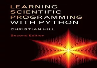 [?DOWNLOAD PDF?] Learning Scientific Programming with Python ipad