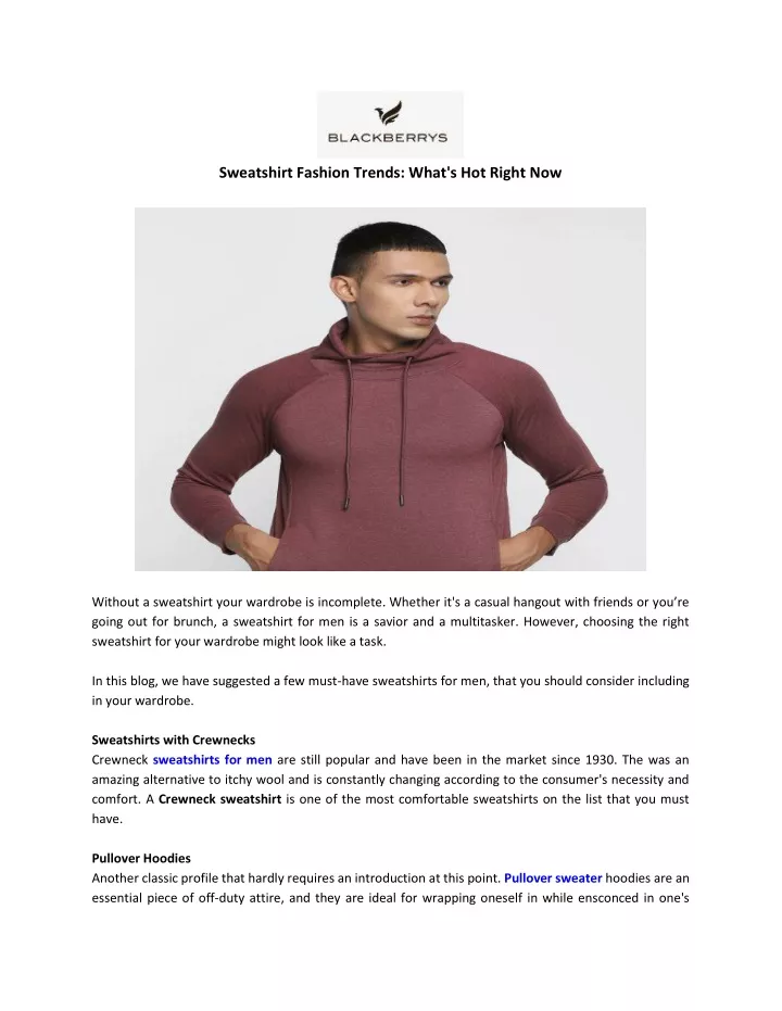 sweatshirt fashion trends what s hot right now