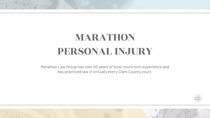 marathon personal injury