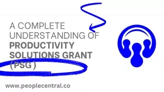 a complete understanding of productivity