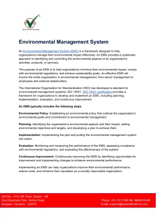 environmental management system