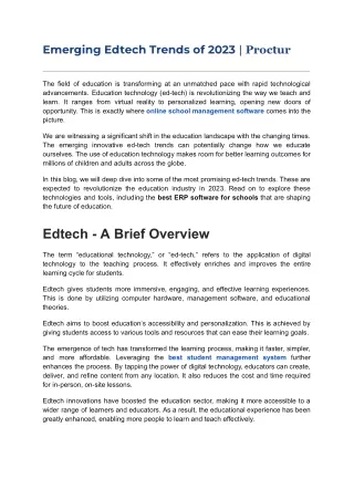 emerging edtech trends of 2023 proctur