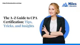 https mileseducation com cpa