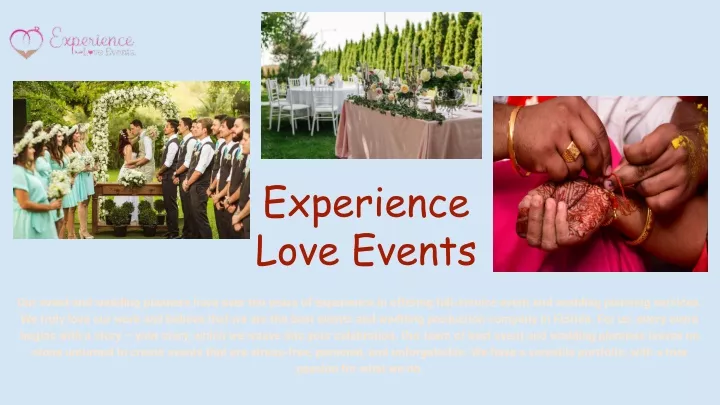 experience love events