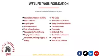 Best Quality Foundation  Repair Solutions In  Seattle WA