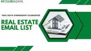 What guarantees do you provide with the Real Estate Agent Email List?