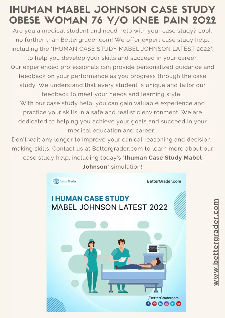 ihuman mabel johnson case study obese woman