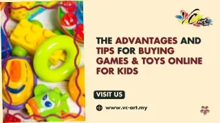 The Advantages and Tips for Buying Games & Toys Online for Kids