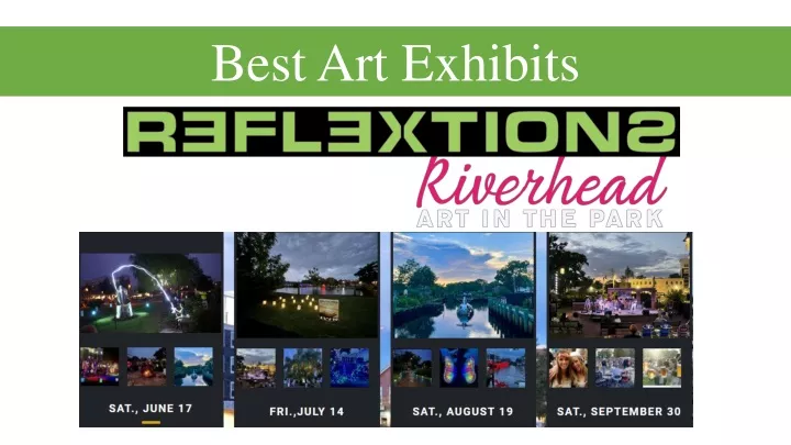 best art exhibits