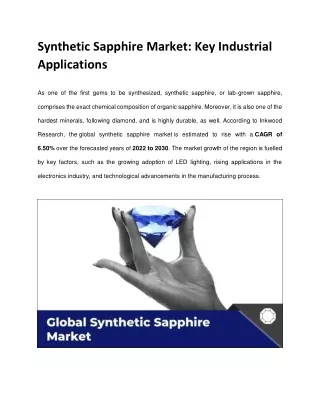 synthetic sapphire market key industrial