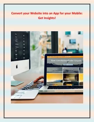 convert your website into an app for your mobile
