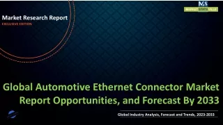 market research report exclusive edition