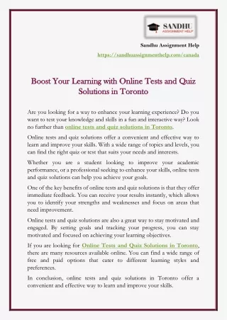 sandhu assignment help