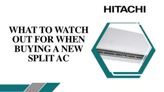 what to watch out for when buying a new split ac