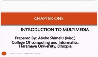 chapter one