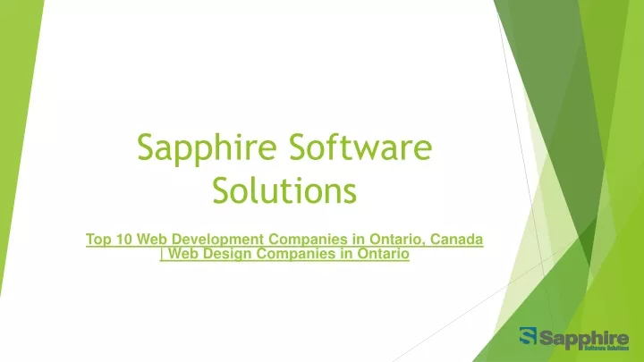 sapphire software solutions