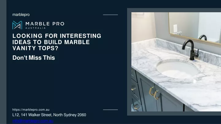 looking for interesting ideas to build marble