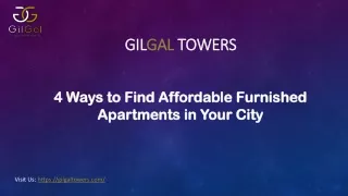 4 Ways to Find Affordable Furnished Apartments in Your City