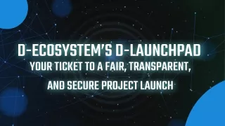 Join the D-Ecosystem’s first IDO Launch  Revolution
