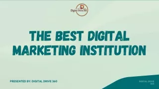 How can one find the best digital marketing institution