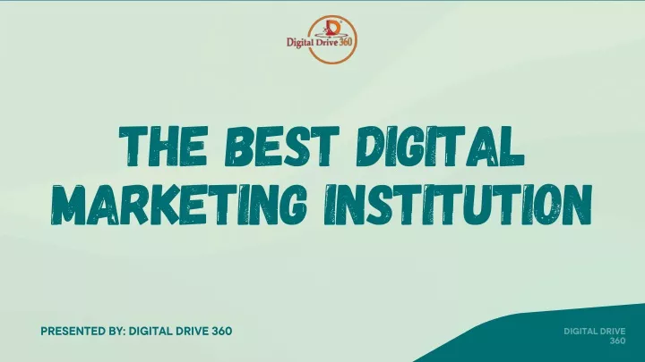 the best digital marketing institution