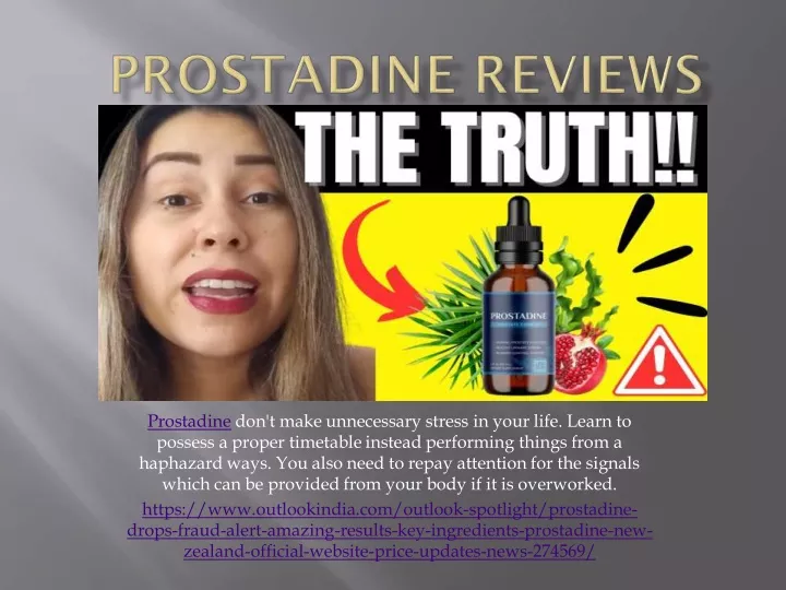 prostadine don t make unnecessary stress in your