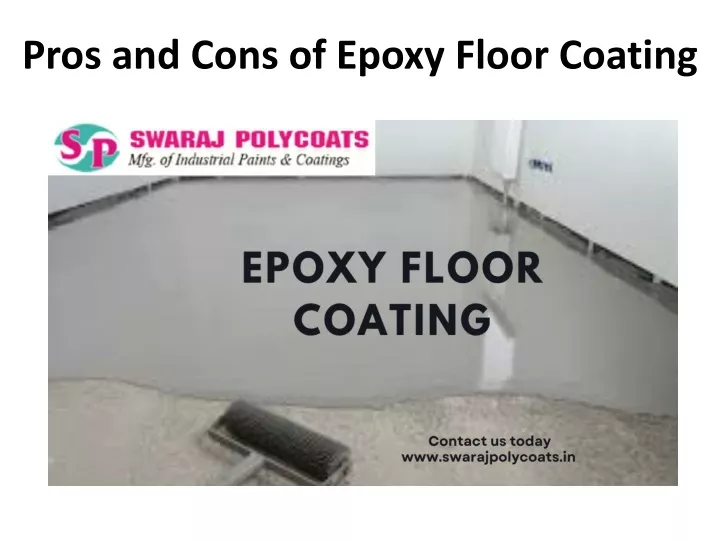 pros and cons of epoxy floor coating