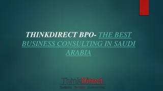 The best business consulting in Saudi Arabia