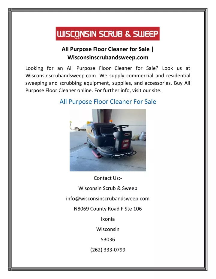 all purpose floor cleaner for sale