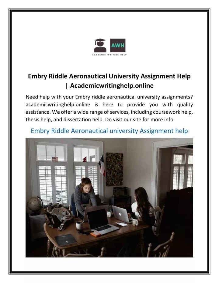 embry riddle aeronautical university assignment