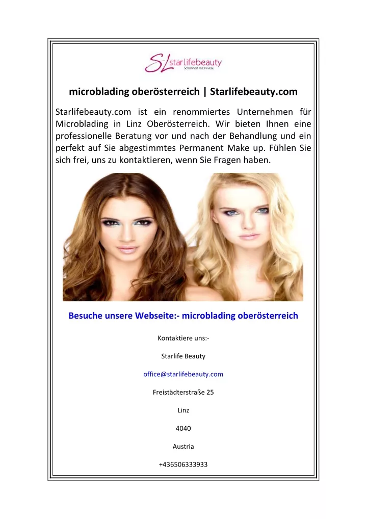 microblading ober sterreich starlifebeauty com