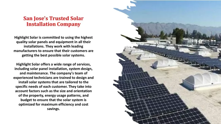 san jose s trusted solar installation company