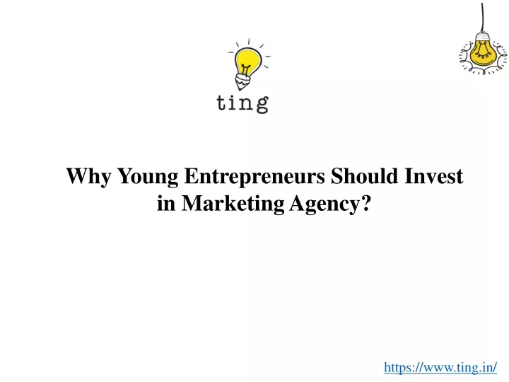 why young entrepreneurs should invest