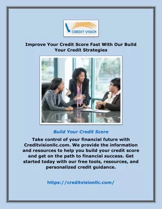 Improve Your Credit Score Fast With Our Build Your Credit Strategies