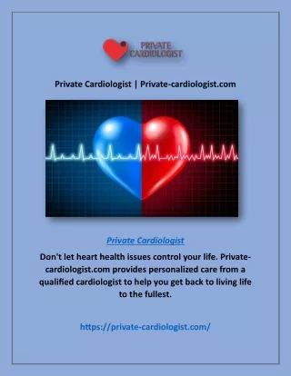 Private Cardiologist | Private-cardiologist.com