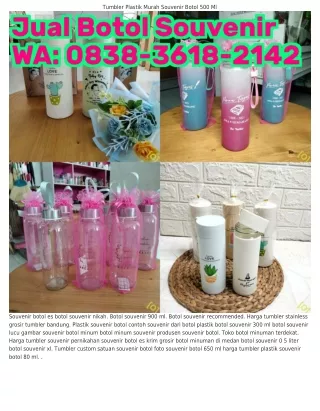 tumbler plastik murah souvenir botol 500 ml