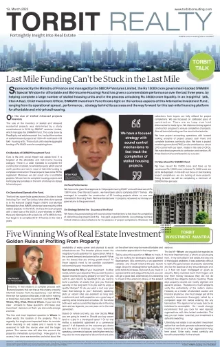 Last Mile Funding Can’t be Stuck in the Last Mile- Torbit Realty 19 March 2023