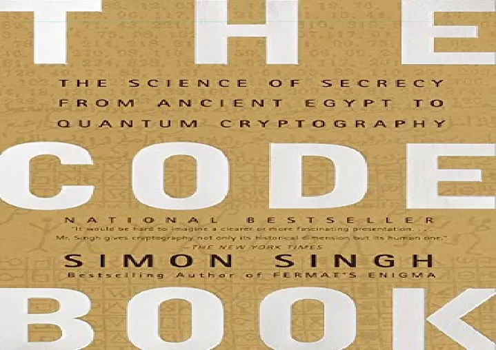download pdf the code book the science of secrecy