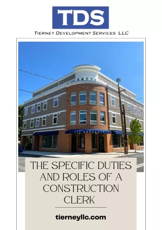 the specific duties and roles of a construction