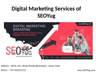 SEOYug - Best Seo Company in Jaipur