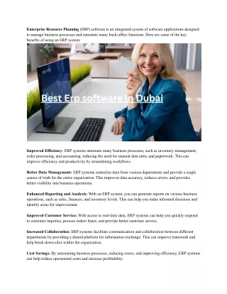 enterprise resource planning erp software