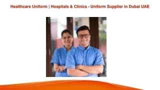Healthcare Uniform | Hospitals & Clinics - Uniform Supplier in Dubai UAE
