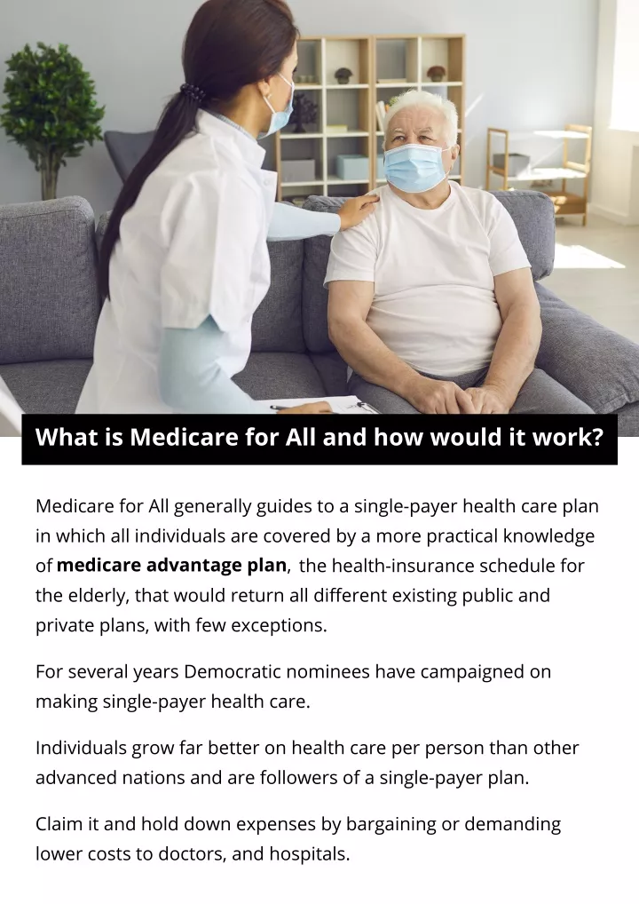 what is medicare for all and how would it work